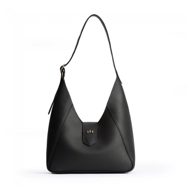 Portland Flora Shoulder Bag - Black