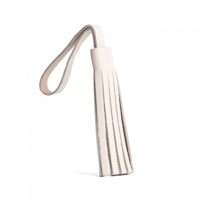 Portland Leather Tassel - Bone Portland Leather Tassel - Bone