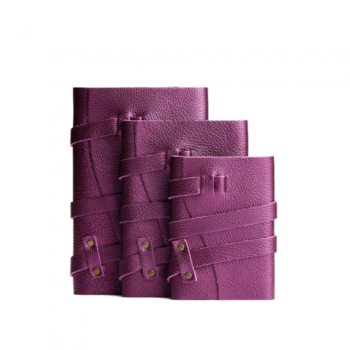 Portland Leather Wrap Journal - Ultra Violet