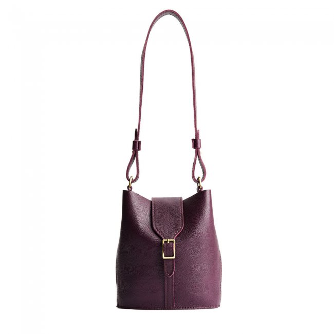 Portland Polly Bucket Bag - Plum