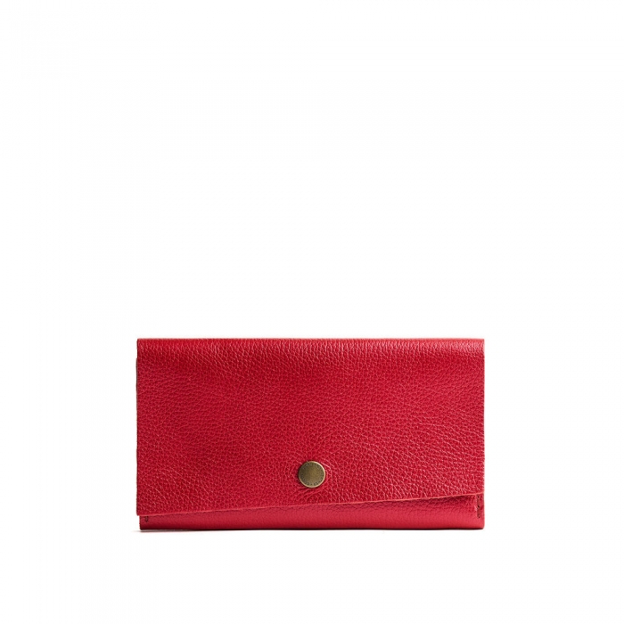 Portland Leather Rancher Wallet - Reba Red