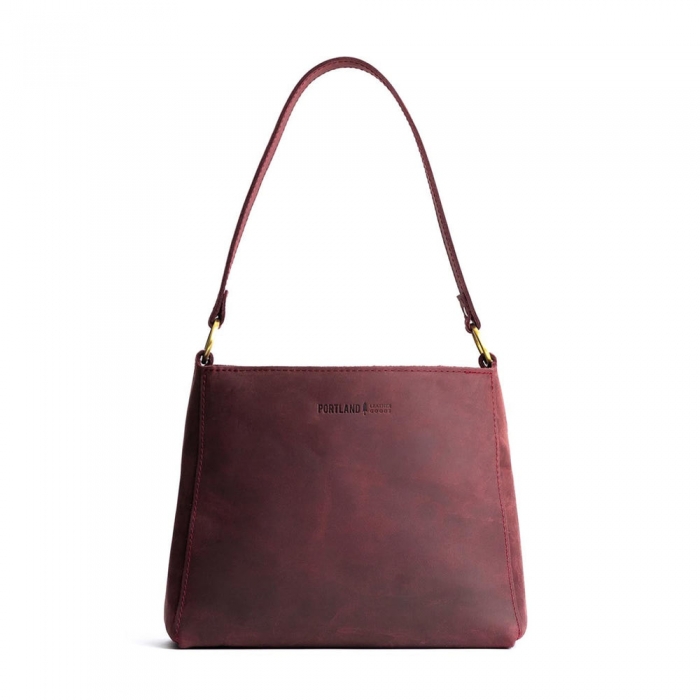 Portland Triangle Shoulder Bag - Merlot