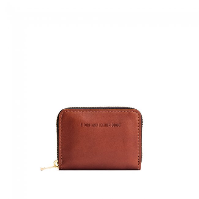 Portland Small Zip Wallet - Chestnut Portland Small Zip Wallet - Chestnut