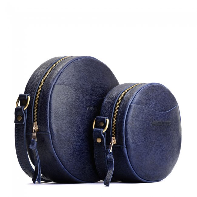 Portland Circle Crossbody - Cobalt
