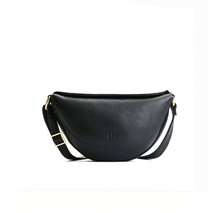 Portland Koala Sling Bag - Pebbled black