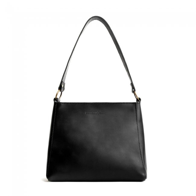 Portland Triangle Shoulder Bag - Black