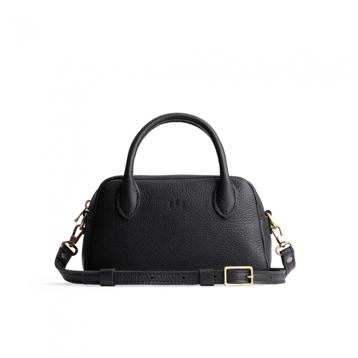 Portland Grace Doctor Bag - Pebbled black