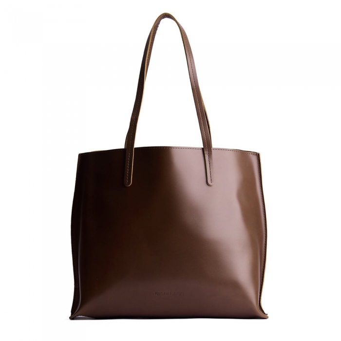 Portland August Tote - Chocolate Brown