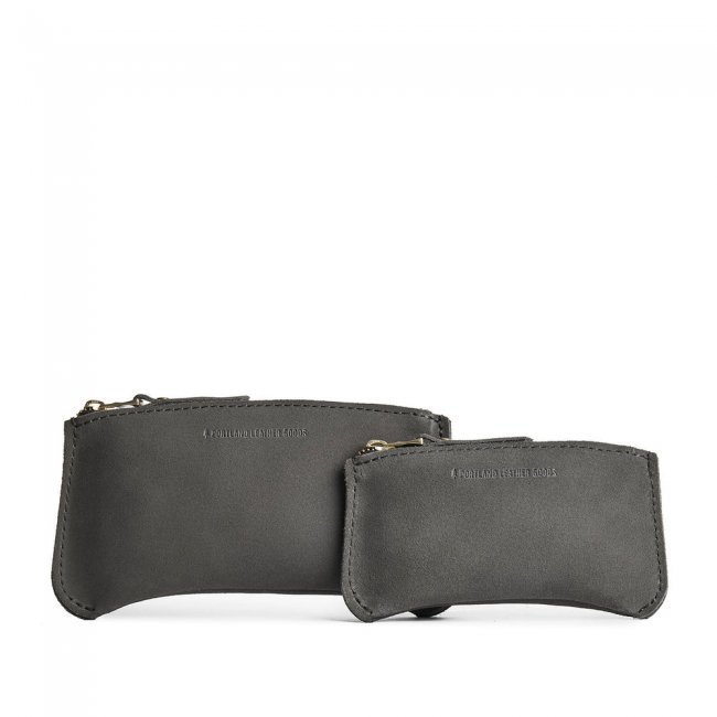 Portland Canoe Zip Pouch - Smoke Grey