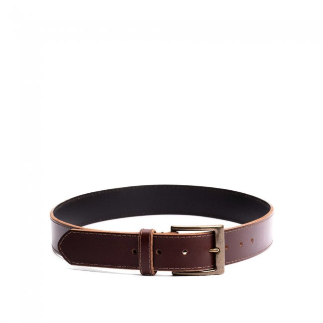 Portland Artisan Leather Belt - Pecan