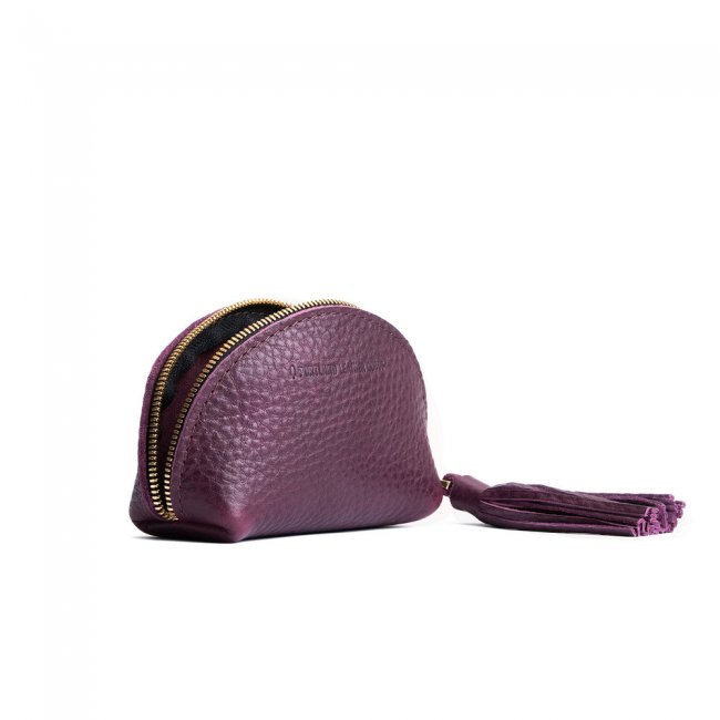 Portland Taco Tassel Pouch - Plum
