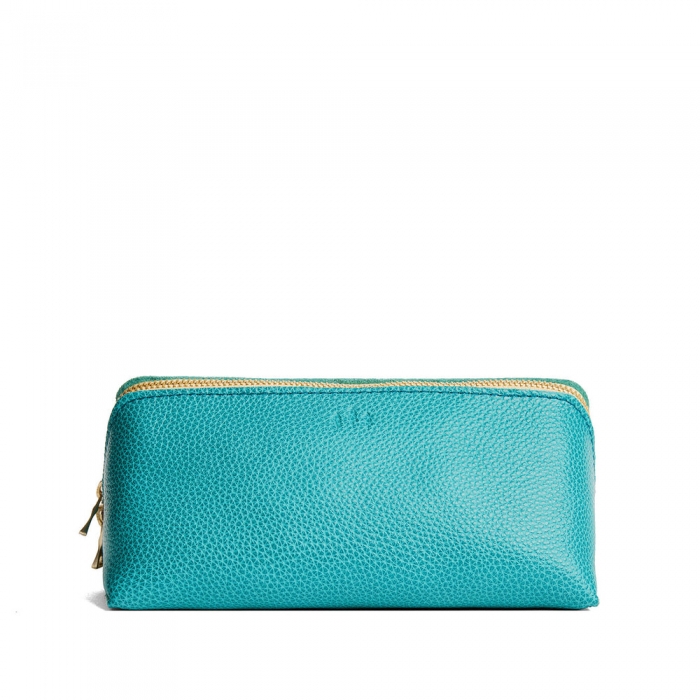 Portland Wide Mouth Pouch - Seafoam
