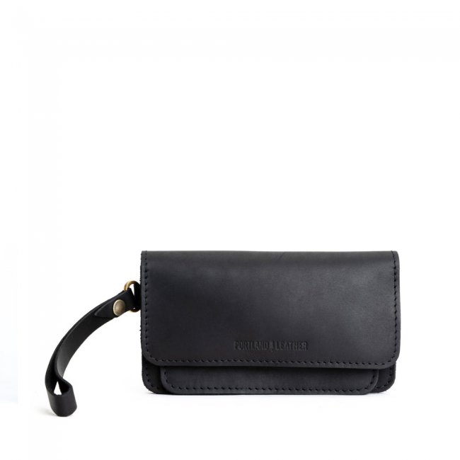Portland Lily Wristlet - Black