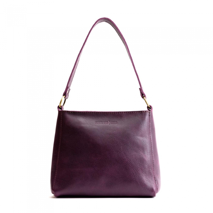 Portland Triangle Shoulder Bag - Plum