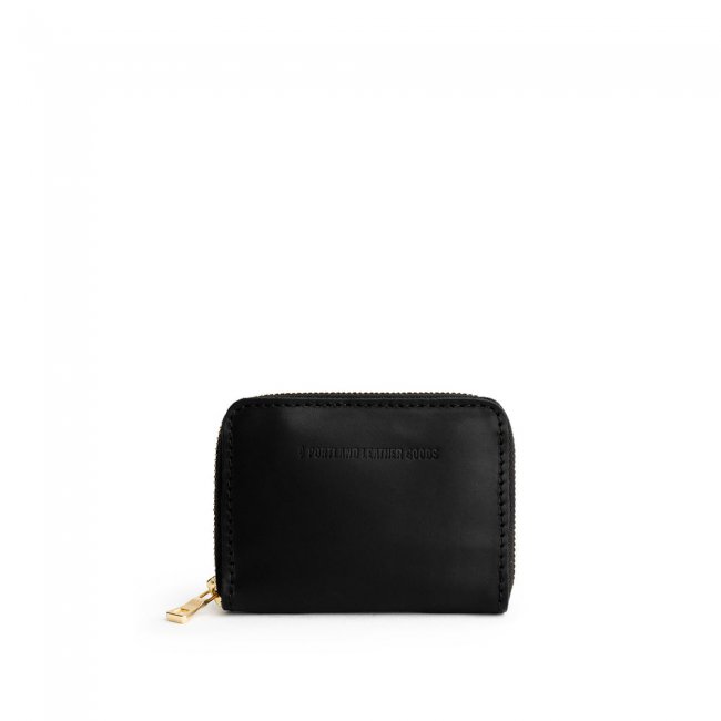 Portland Small Zip Wallet - Black Portland Small Zip Wallet - Black