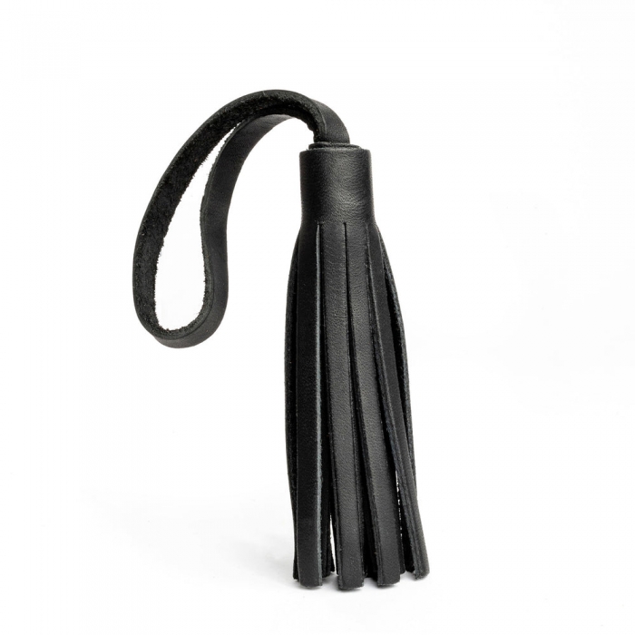 Portland Leather Tassel - Black