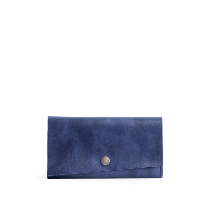 Portland Leather Rancher Wallet - Cowboy Blue