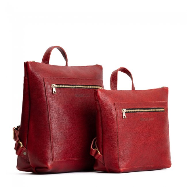 Portland Tote Backpack - Chili Red