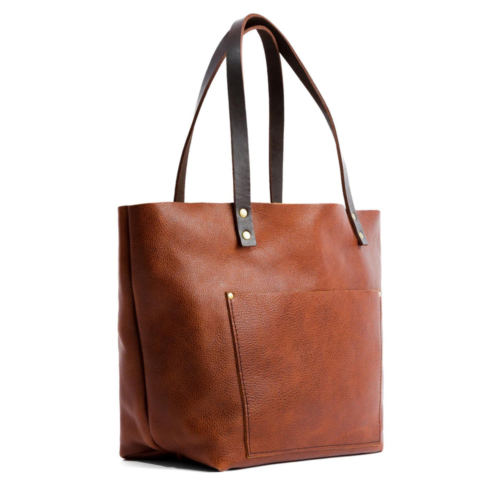 Portland Leather Tote Bag - Nutmeg