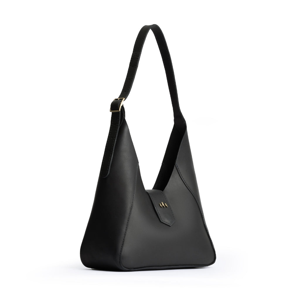 Portland Flora Shoulder Bag - Black