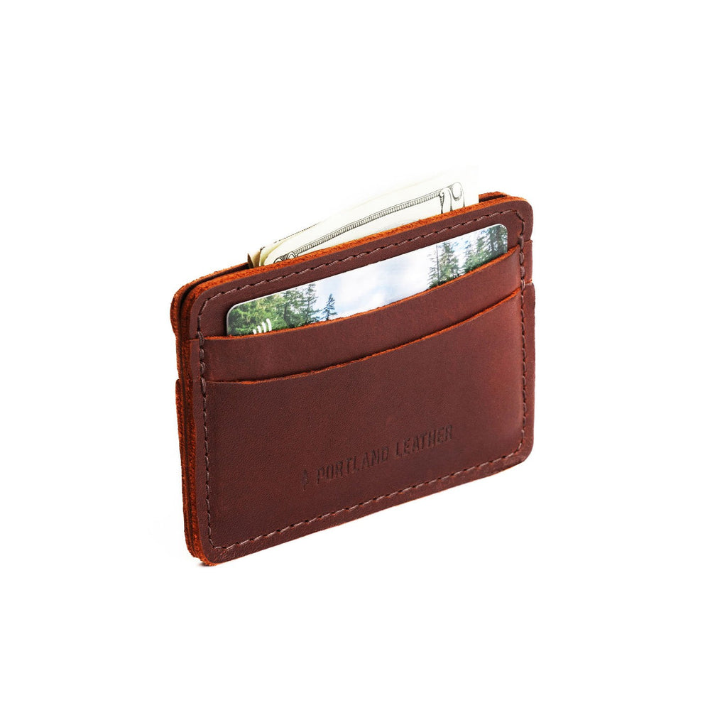 Portland PLG Card Holder - Cognac