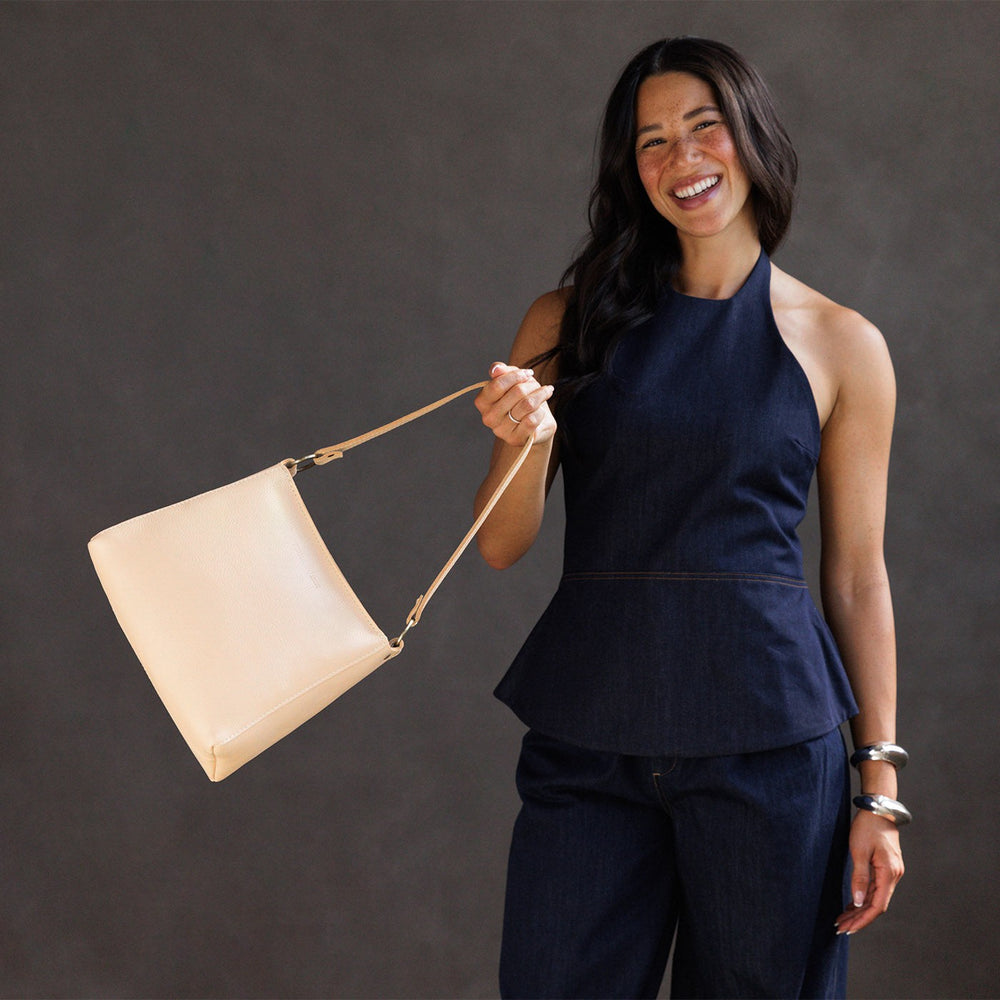 Portland Triangle Shoulder Bag - Moonflower