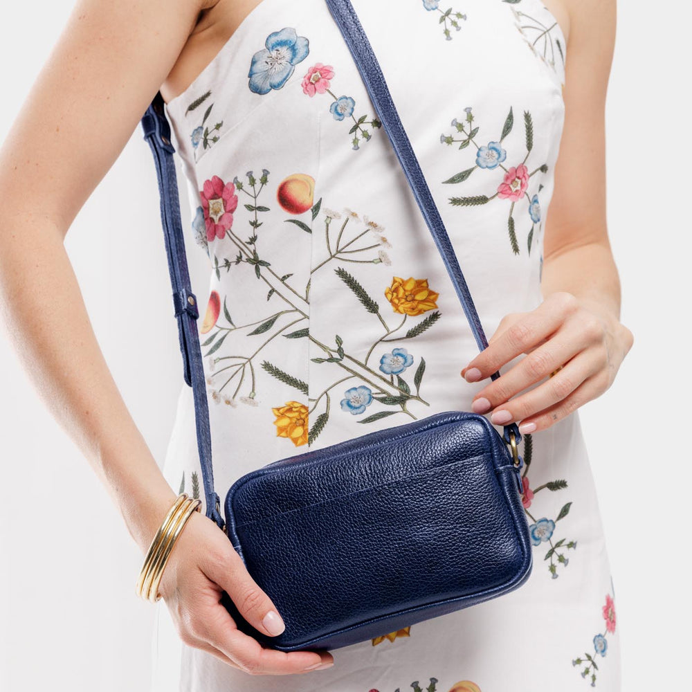 Portland Camera Bag Purse - Cobalt