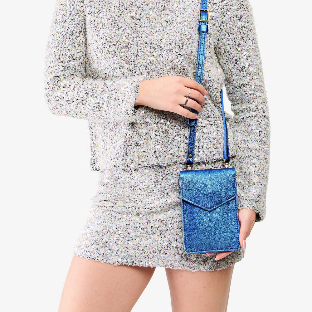 Portland Parker Phone Bag - Comet Blue