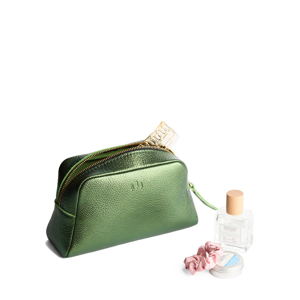 Portland Astra Pouch - Metallic Greench