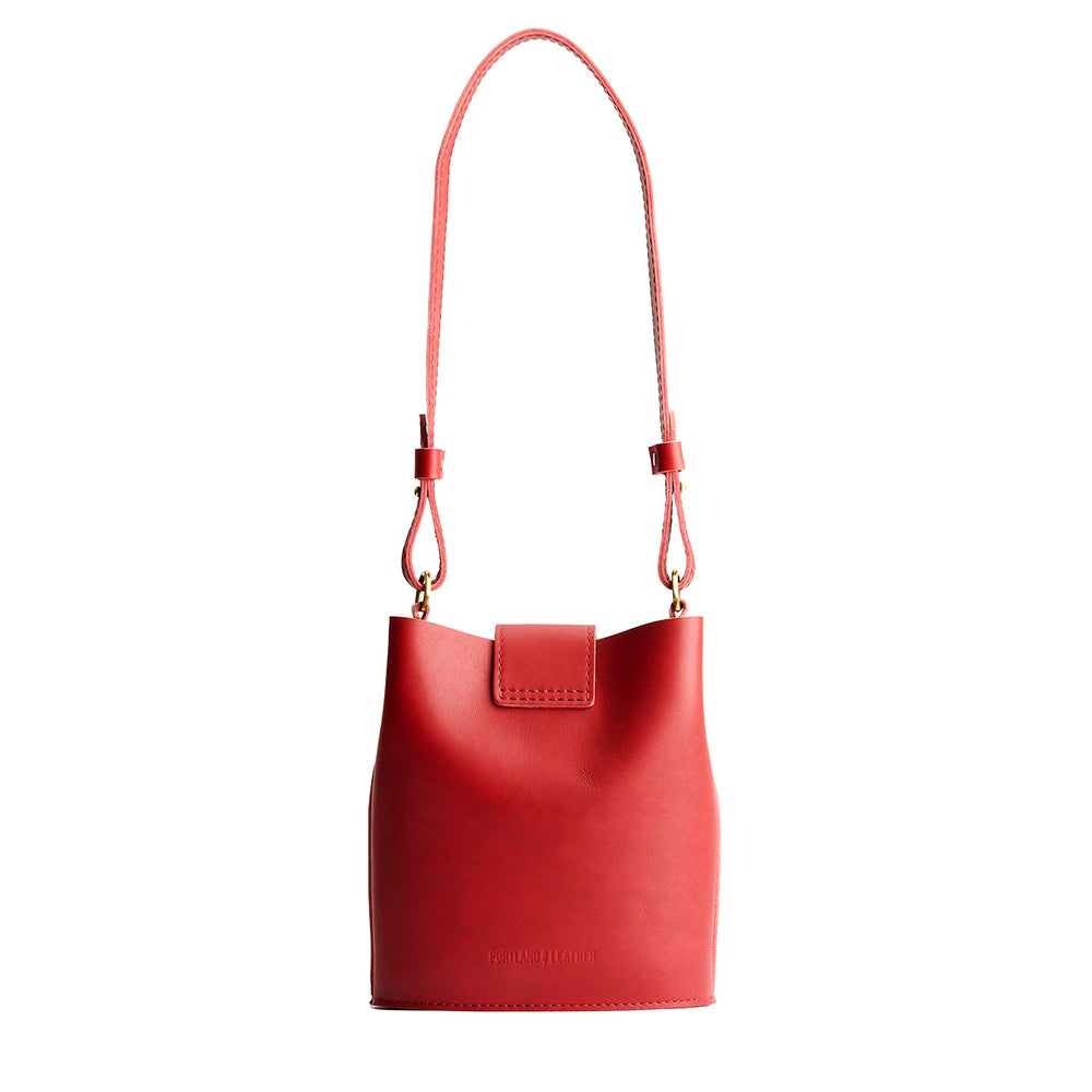 Portland Polly Bucket Bag - Ruby