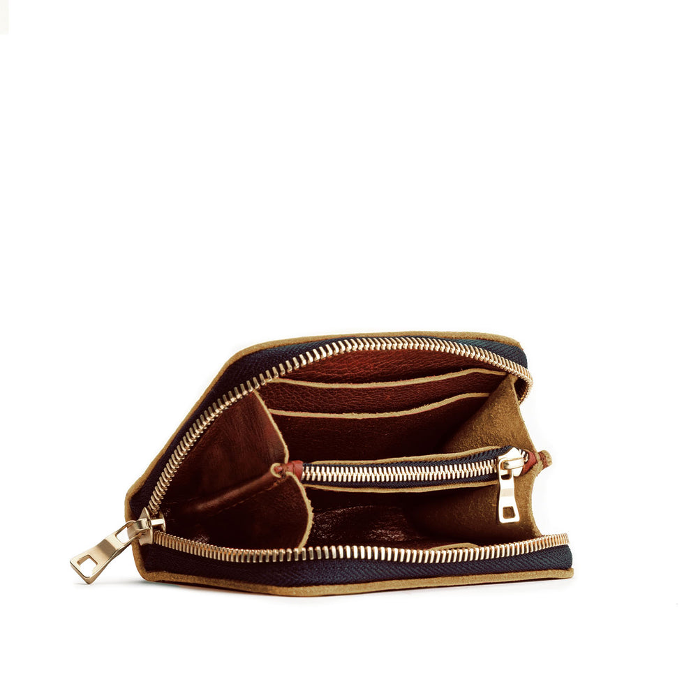 Portland Small Zip Wallet - Nutmeg