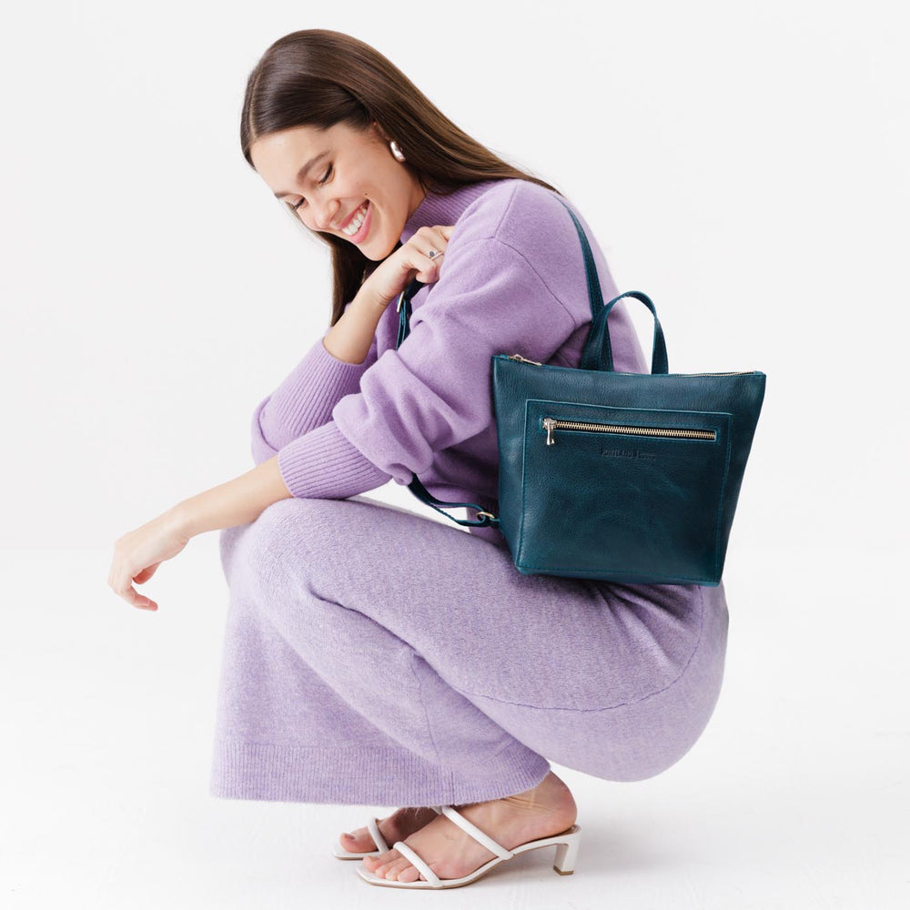 Portland Tote Backpack - Lagoon