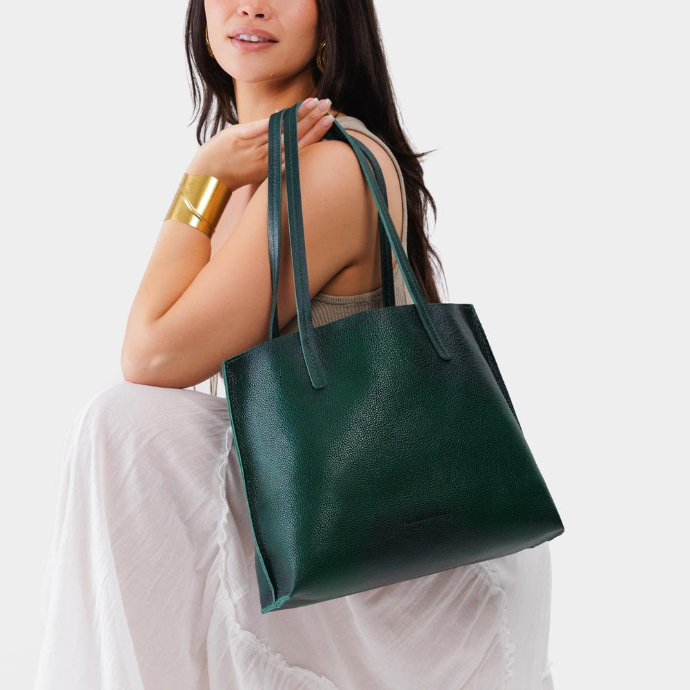 Portland August Tote - Forest Green
