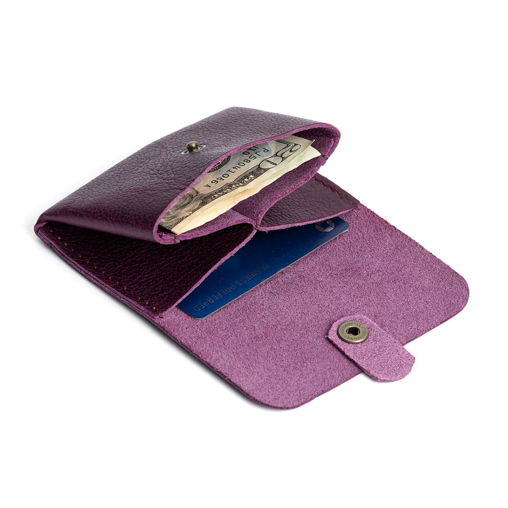 Portland Euro Wallet - Plum
