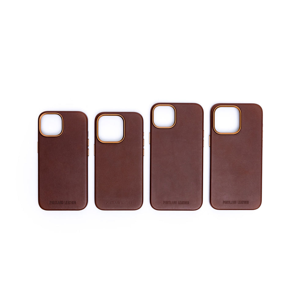Portland Leather iPhone Case - Clove