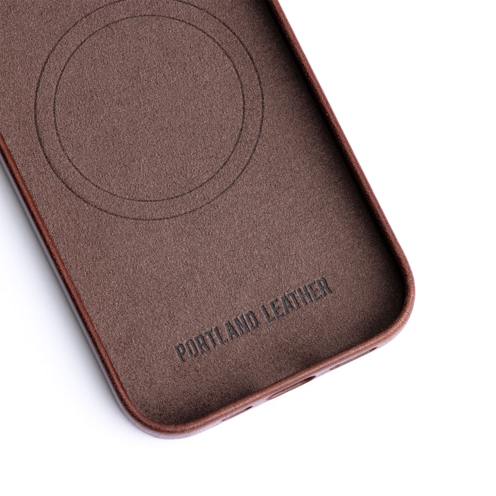 Portland Leather iPhone Case - Clove