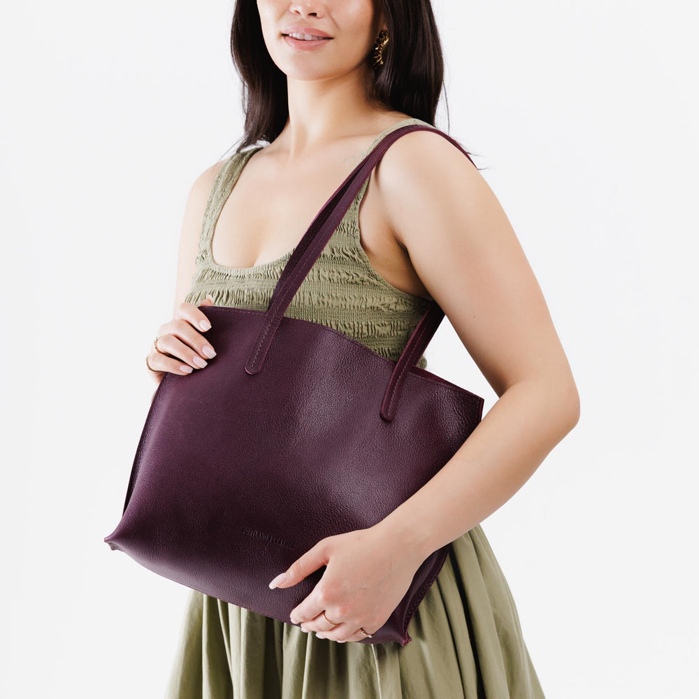 Portland August Tote - Plum