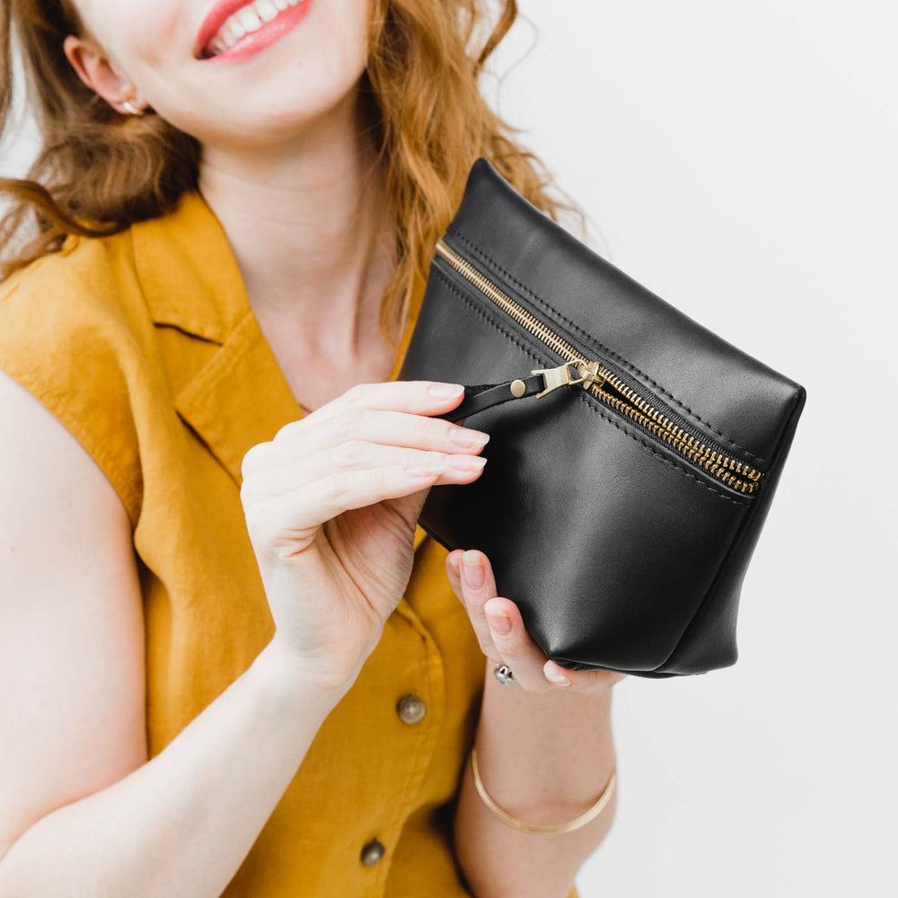 Portland Makeup Bag - Black