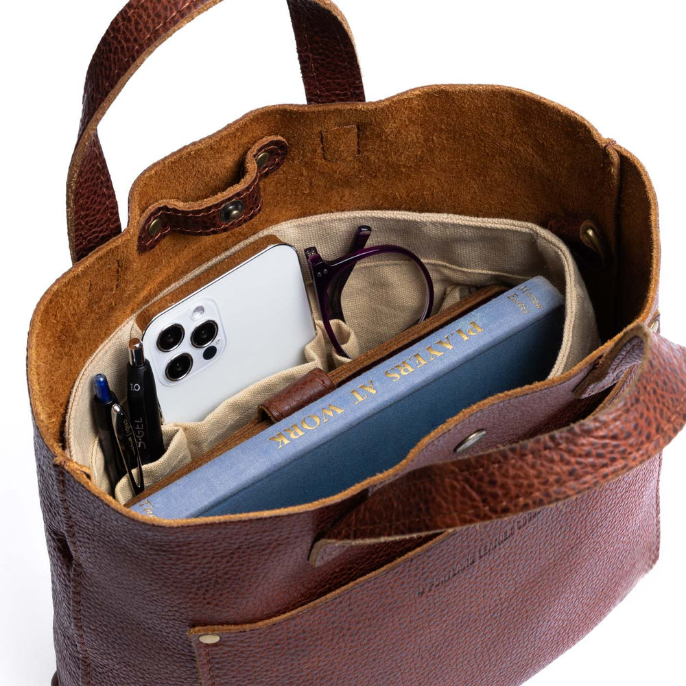 Portland Canvas Purse Organizer - Dusty Blue