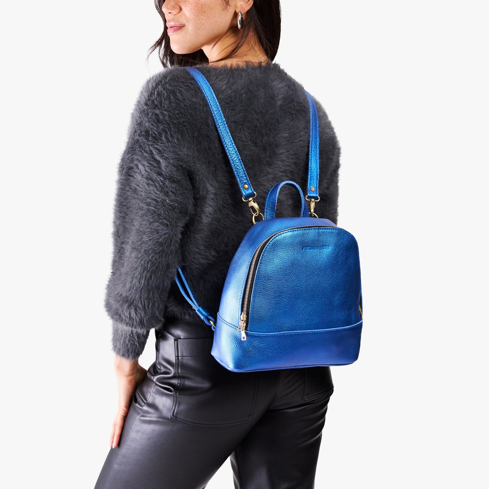 Portland Rue Convertible Backpack - Comet Blue