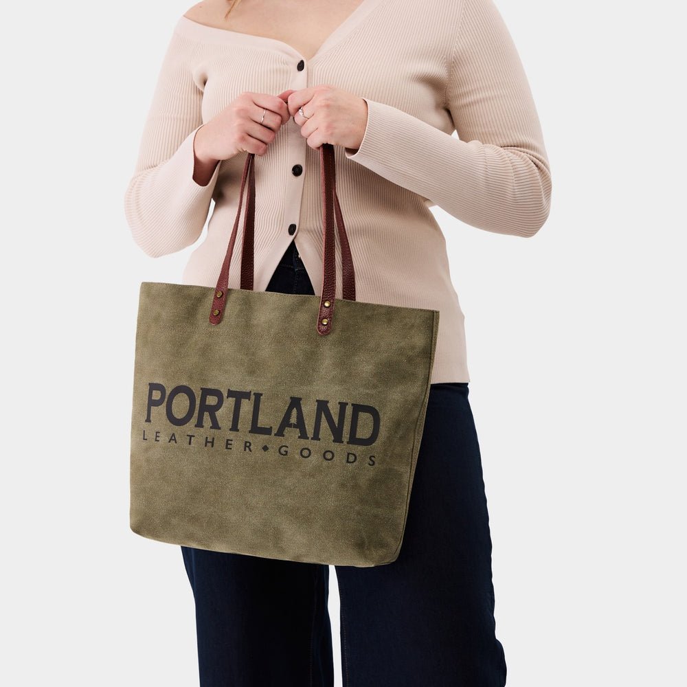 Portland Deadwood Canvas Tote - Green