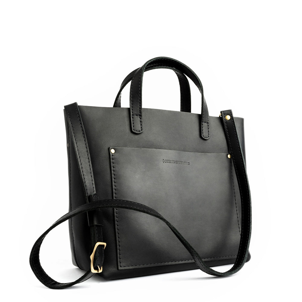 Portland Medium Crossbody Tote - Black