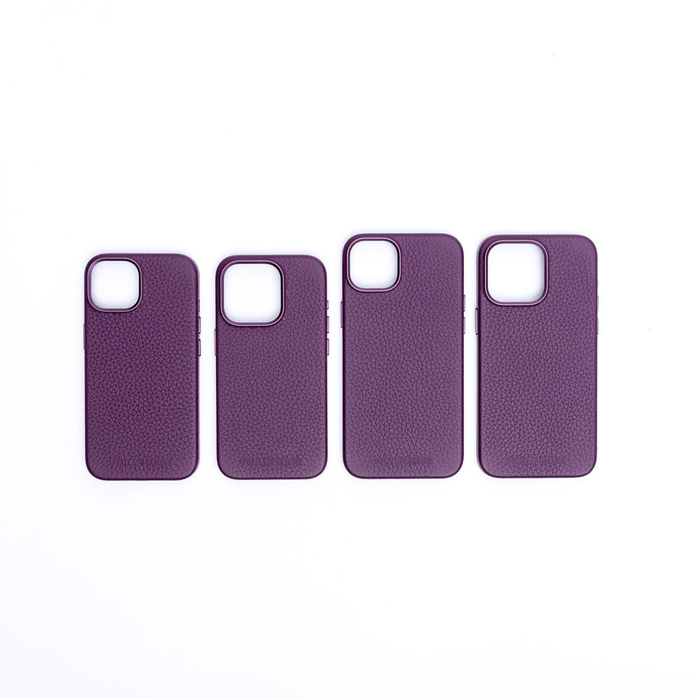 Portland Leather iPhone Case - Eggplant