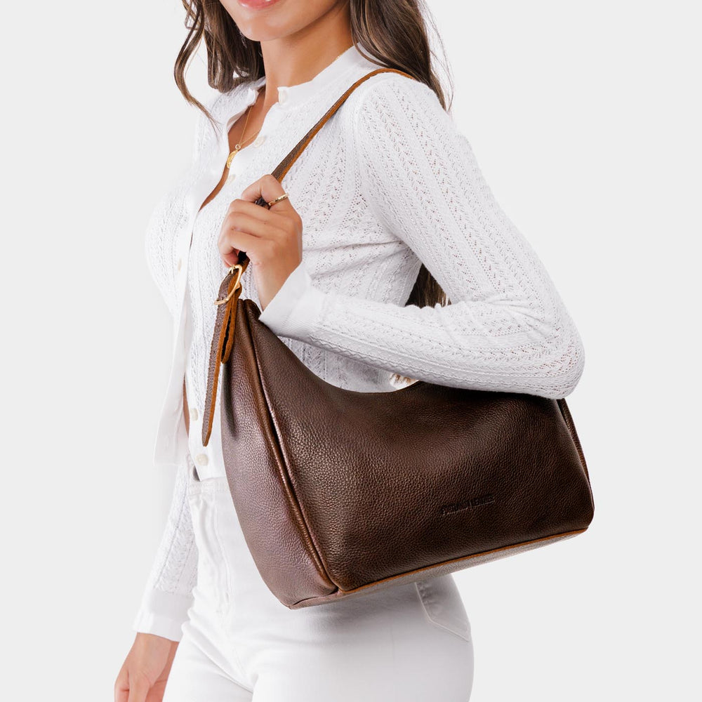 Portland Aspen Shoulder Bag - Coldbrew