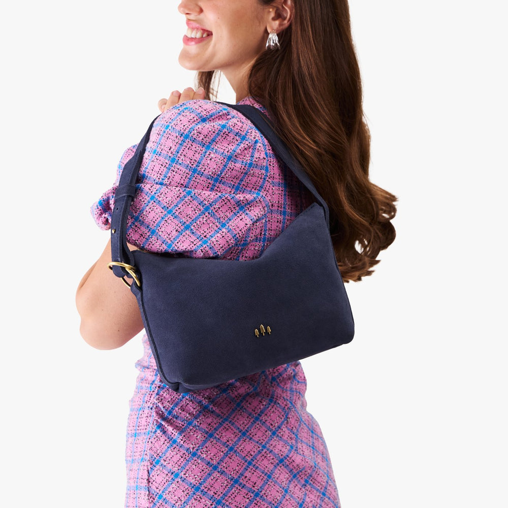 Portland Slouchy Shoulder Bag - Alaska Blue