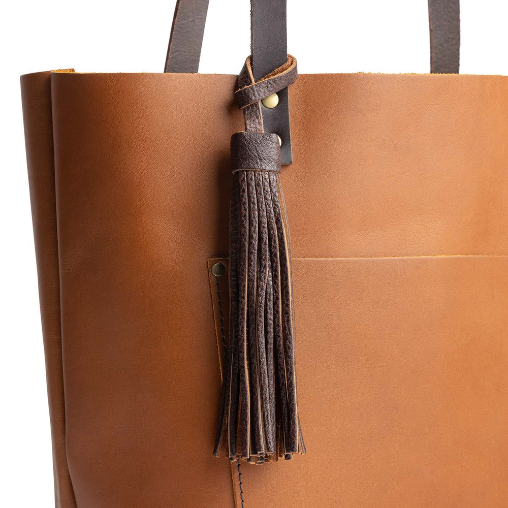 Portland Leather Tassel - Coldbrew