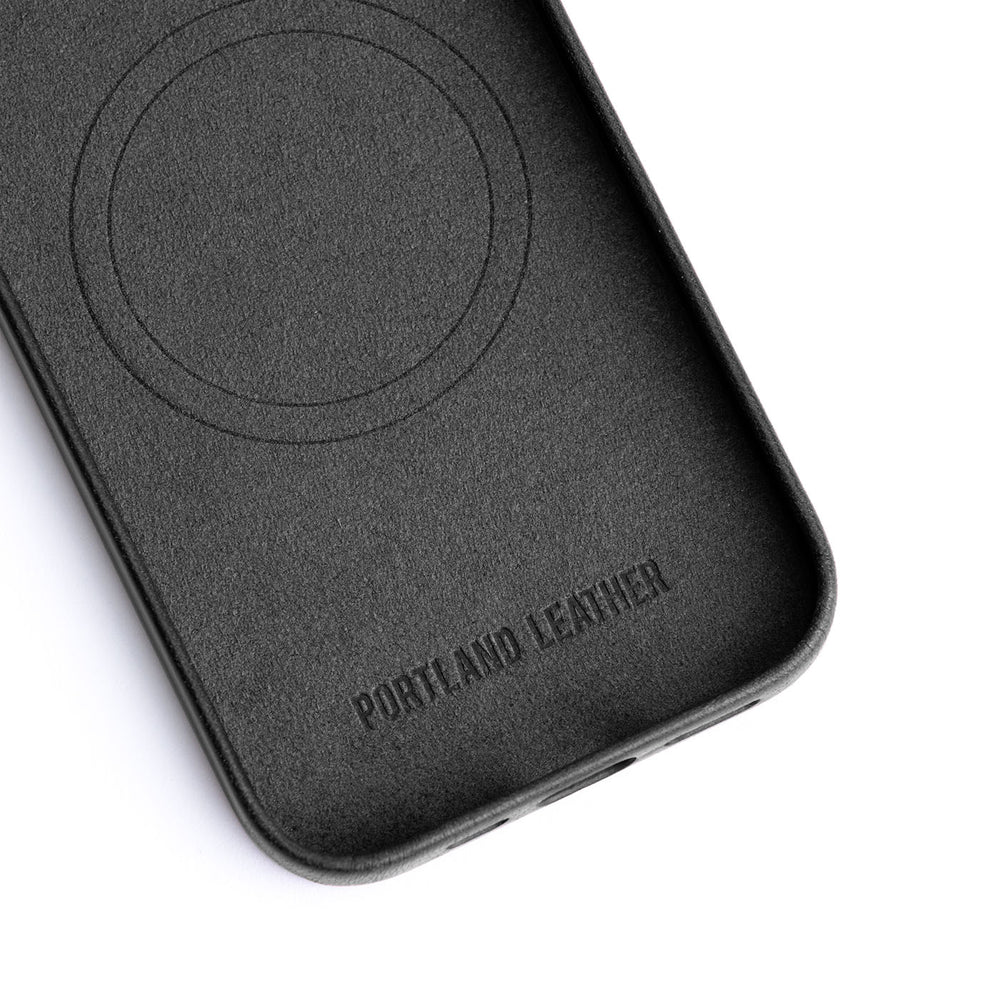 Portland Leather iPhone Case - Black