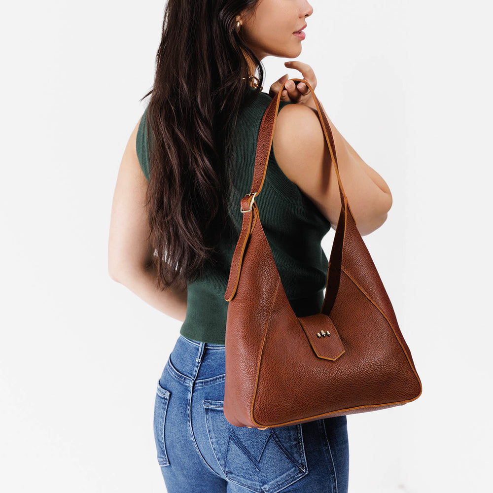 Portland Flora Shoulder Bag - Nutmeg