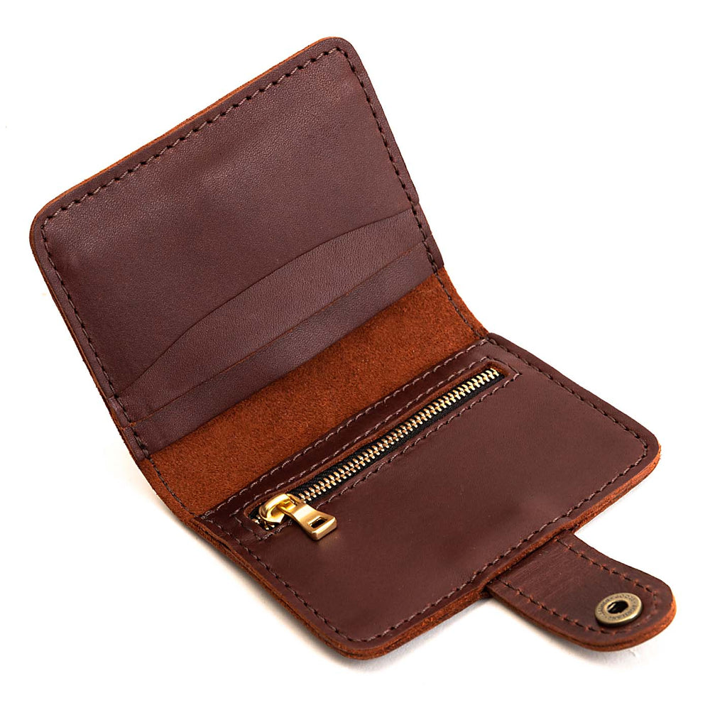 Portland Mini Bifold Wallet - Cognac