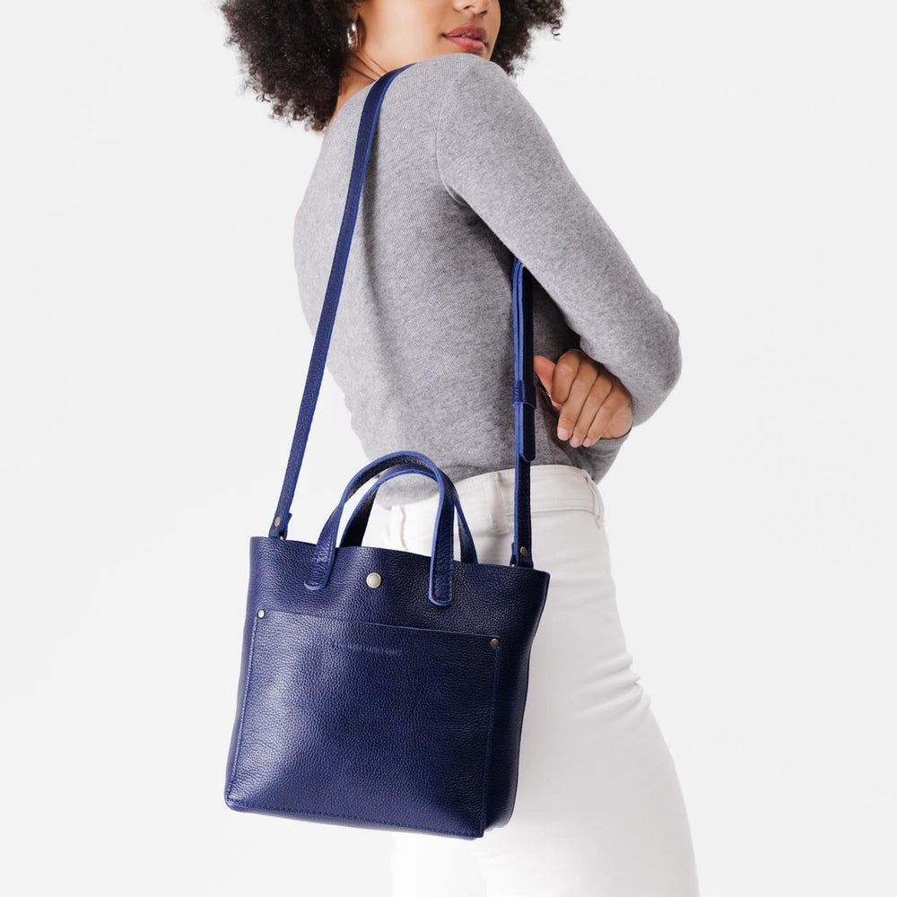 Portland Mini Crossbody Tote - Cobalt